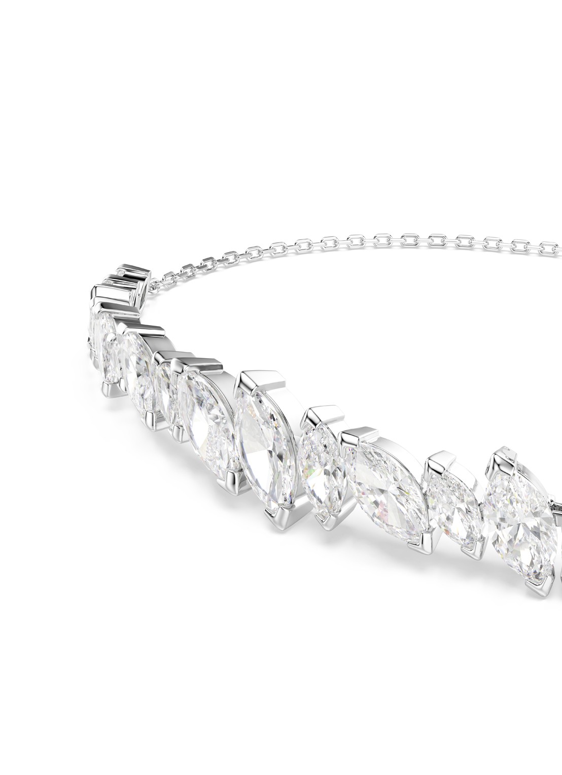 Swarovski Mesmera armband met kristal - detail 2 zilver