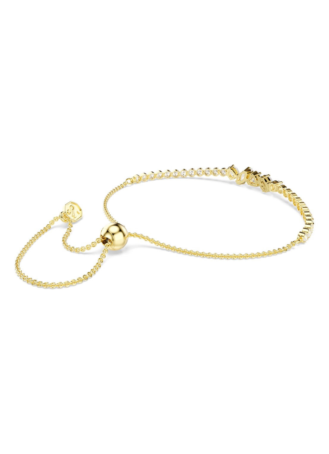 Swarovski Mesmera armband verguld - detail 4 goud