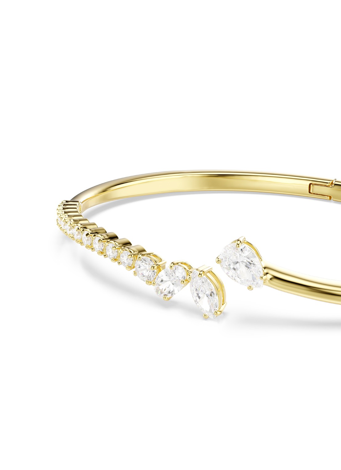 Swarovski Mesmera bangle verguld - detail goud