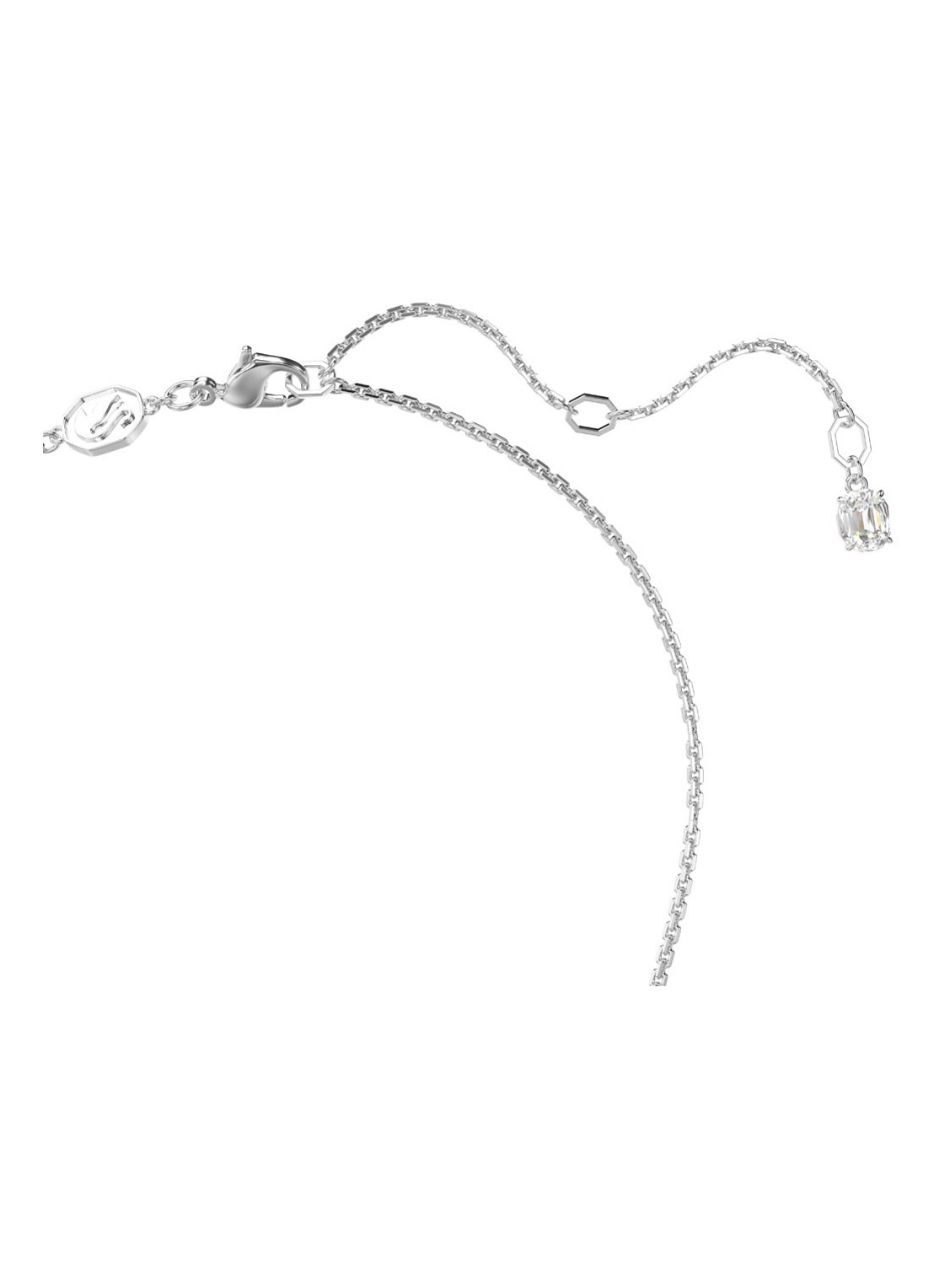 Swarovski Mesmera ketting met kristal - detail 3 zilver