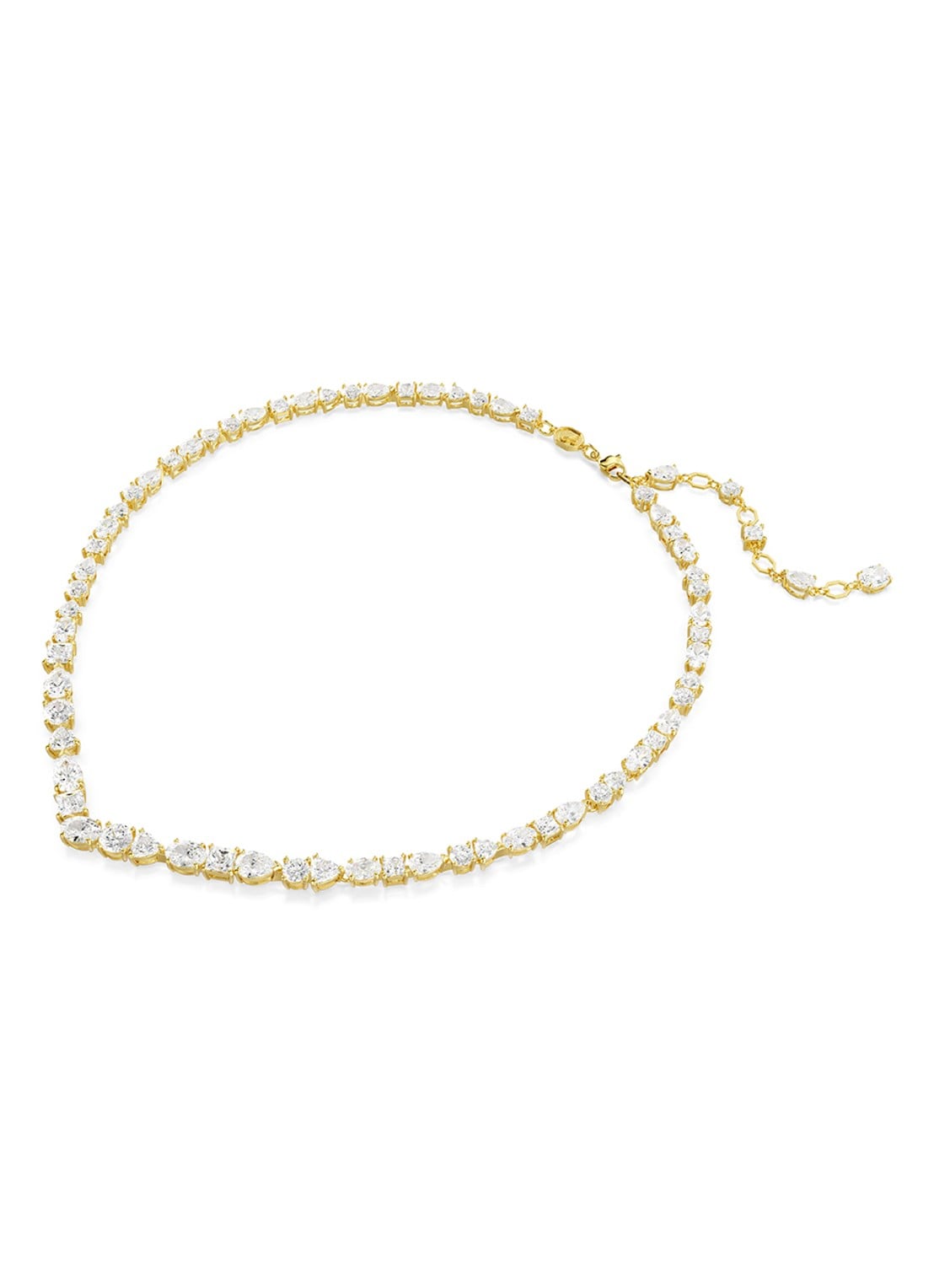 Swarovski Mesmera ketting met kristal - detail goud