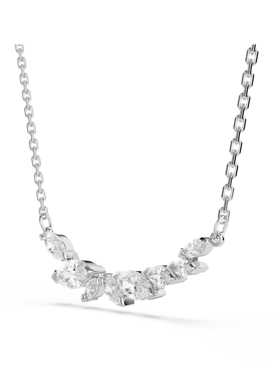 Swarovski Mesmera ketting met kristal - detail 2 zilver