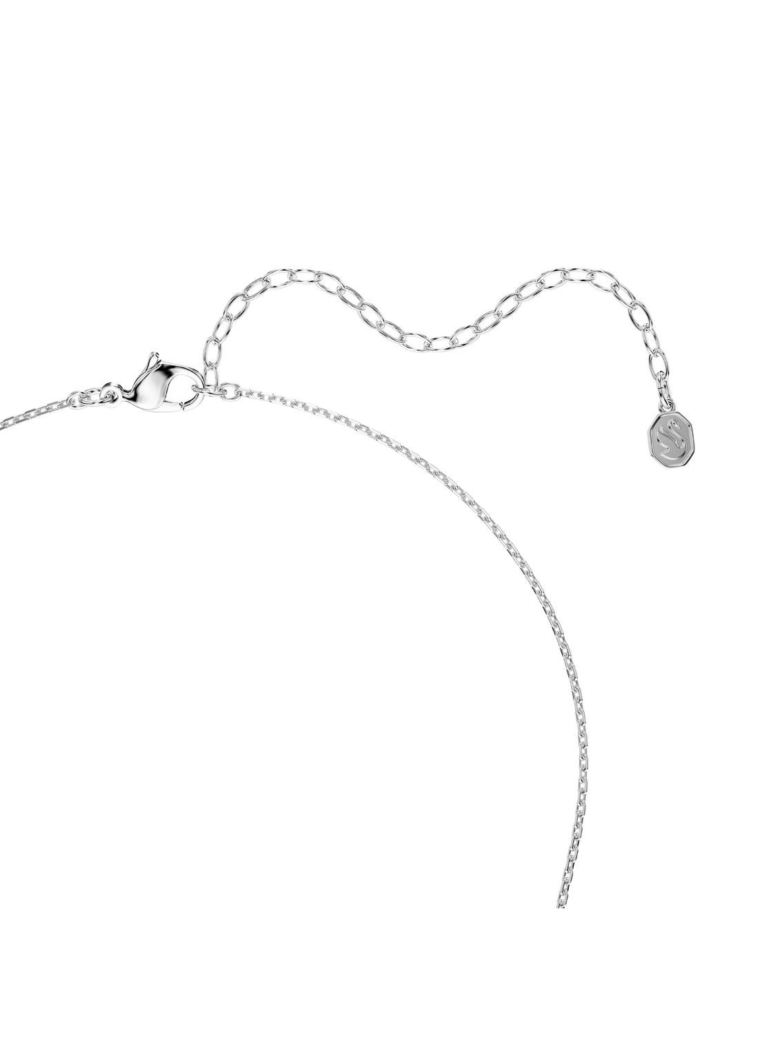 Swarovski Mesmera ketting met kristal - detail 3 zilver