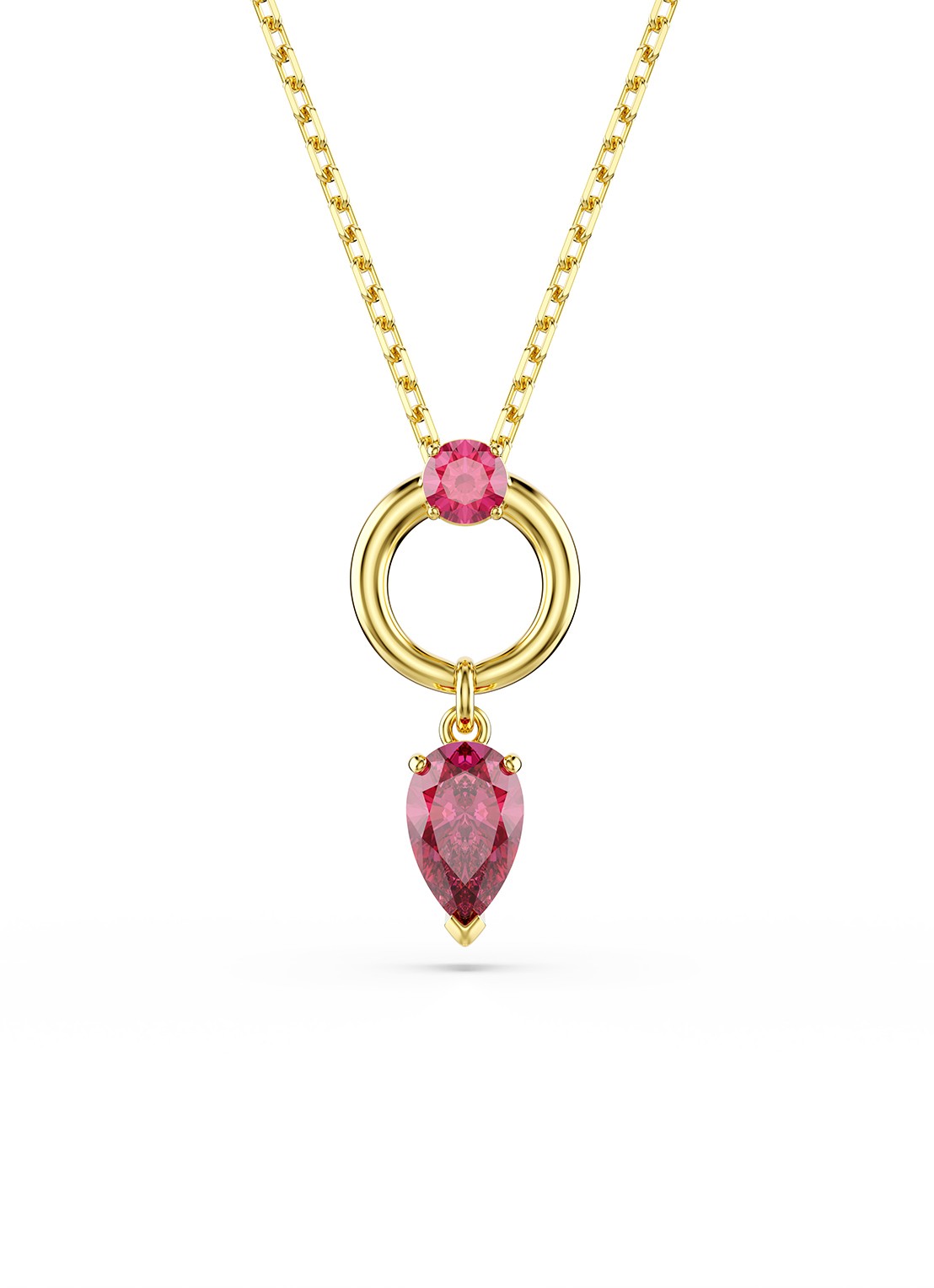 Swarovski Mesmera ketting met zirkonia - voorkant 5 goud