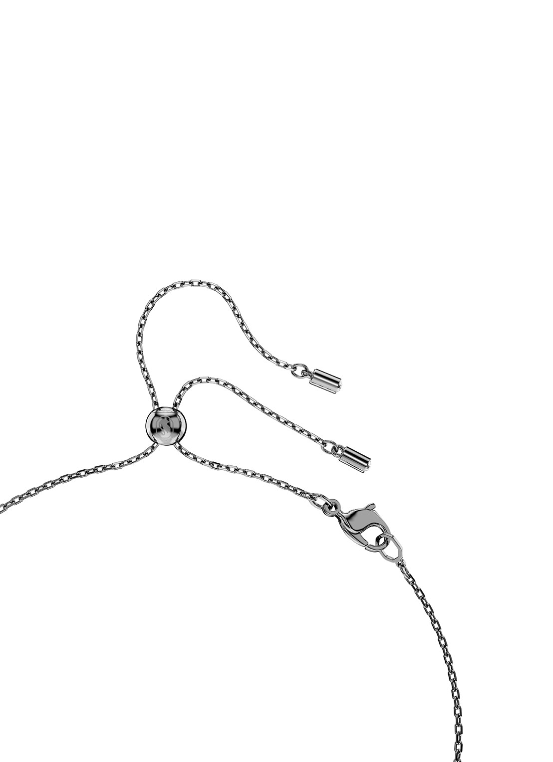 Swarovski Mesmera ketting met zirkonia - detail 3 zilver