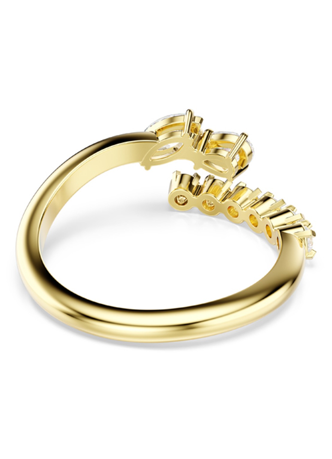 Swarovski Mesmera ring verguld 60 - detail 3 goud