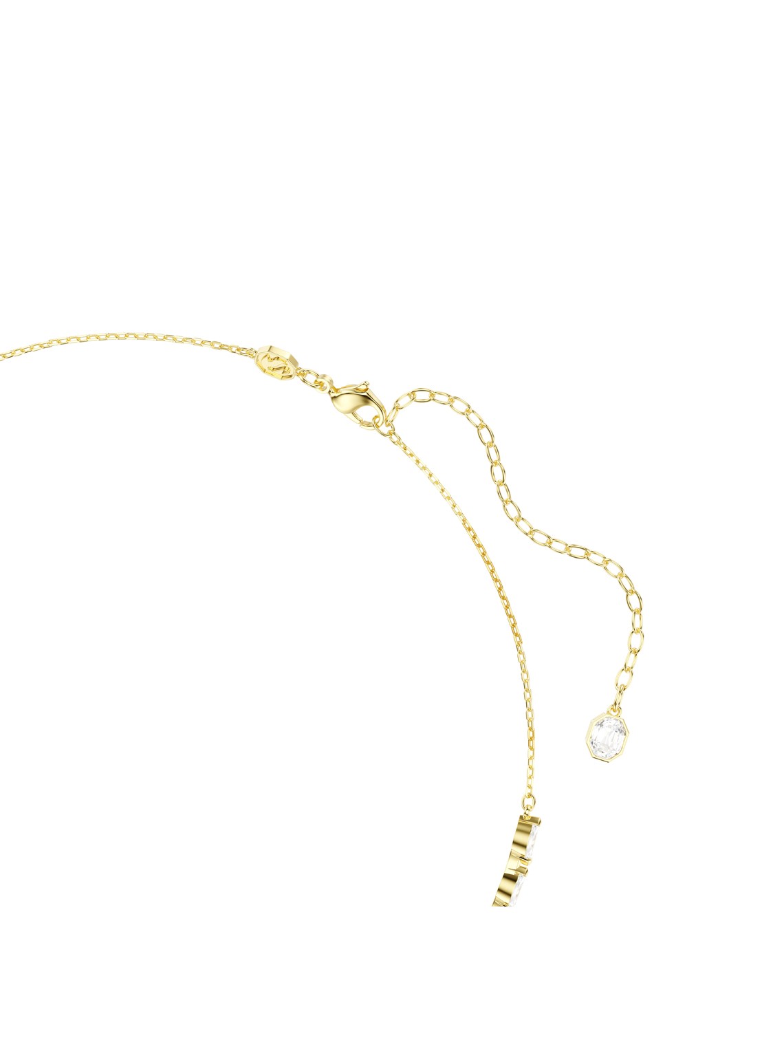 Swarovski Mesmera set van ketting en oorstekers met kristal - detail 3 goud