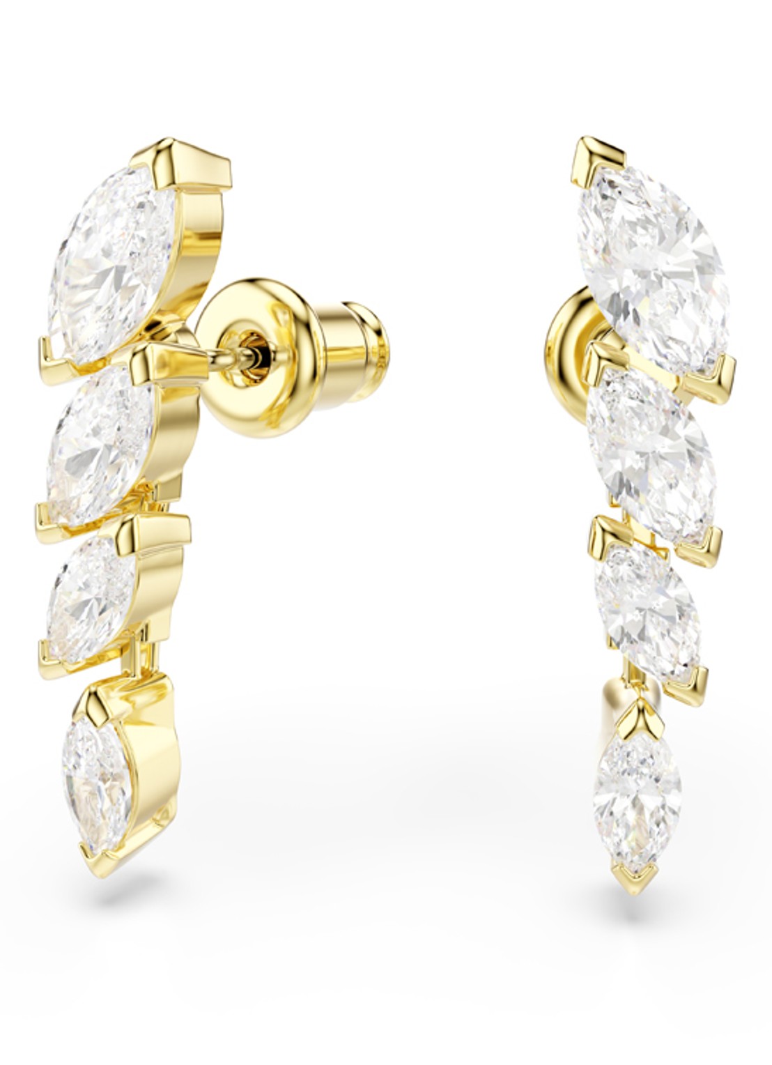 Swarovski Mesmera set van ketting en oorstekers met kristal - detail 5 goud