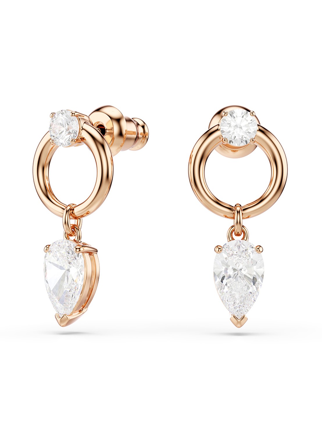 Swarovski Mesmera set van ketting en oorstekers met zirkonia - detail 5 roségoud