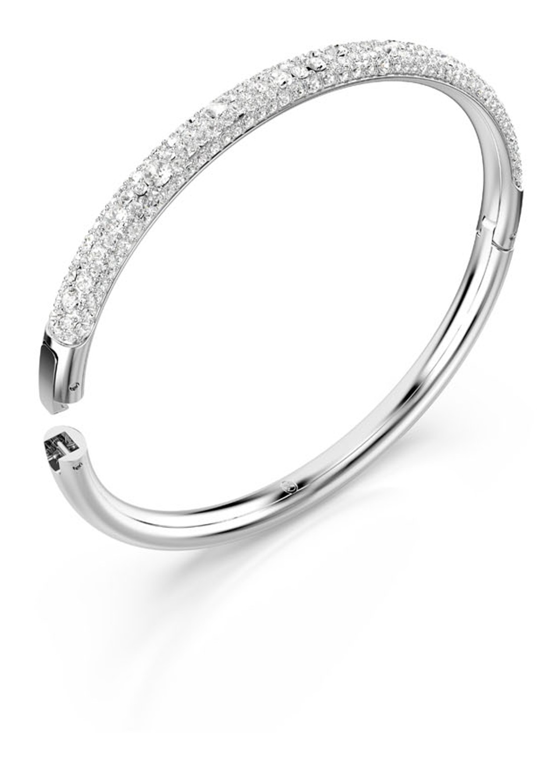 Swarovski Meteora bangle met kristal S - detail 3 zilver