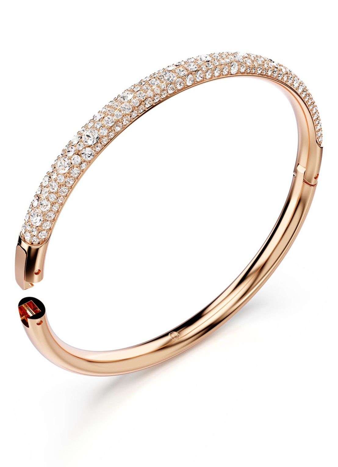 Swarovski Meteora bangle verguld S - detail 3 roségoud