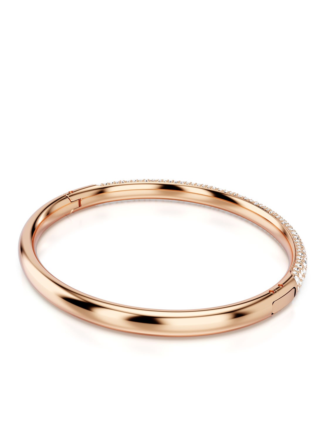 Swarovski Meteora bangle verguld S - detail 4 roségoud