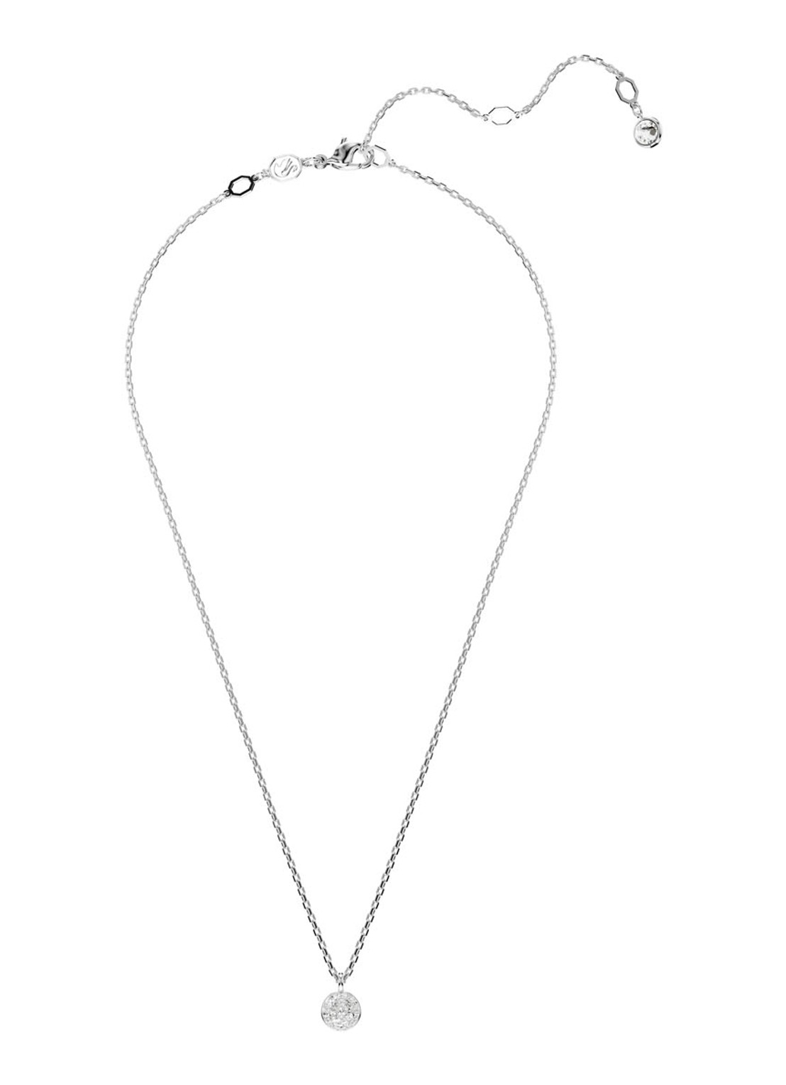 Swarovski Meteora ketting met kristal  - detail 6 zilver