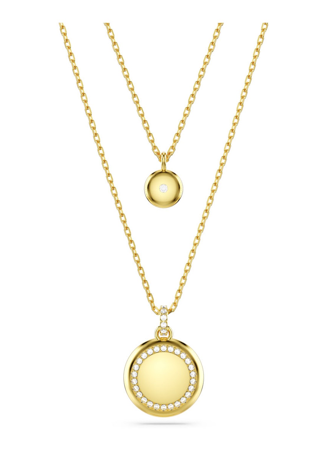 Swarovski Meteora ketting verguld  - detail 3 goud