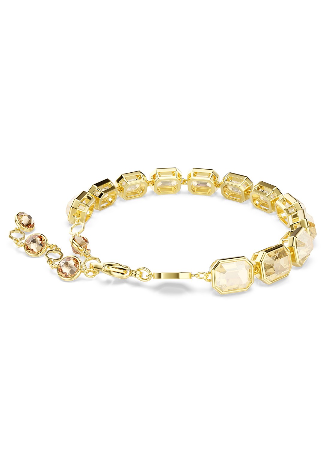 Swarovski Milenia armband met kristal M - detail 6 goud