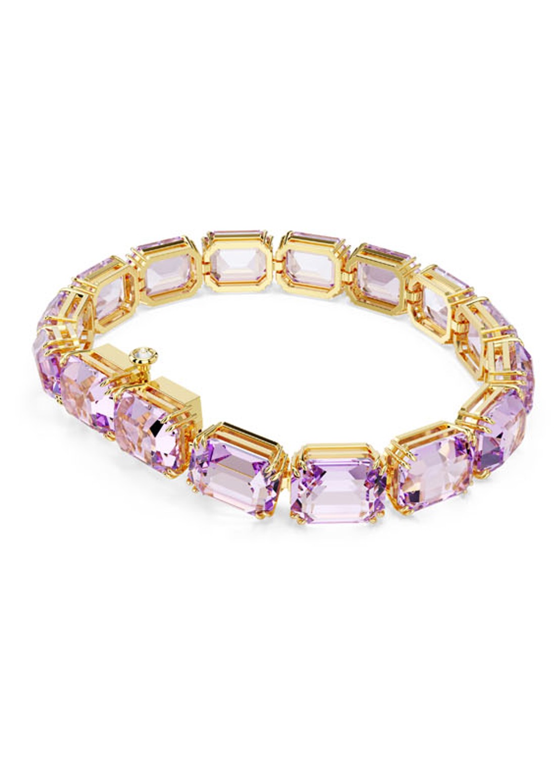 Swarovski Millenia armband met kristal M  - detail 4 roze