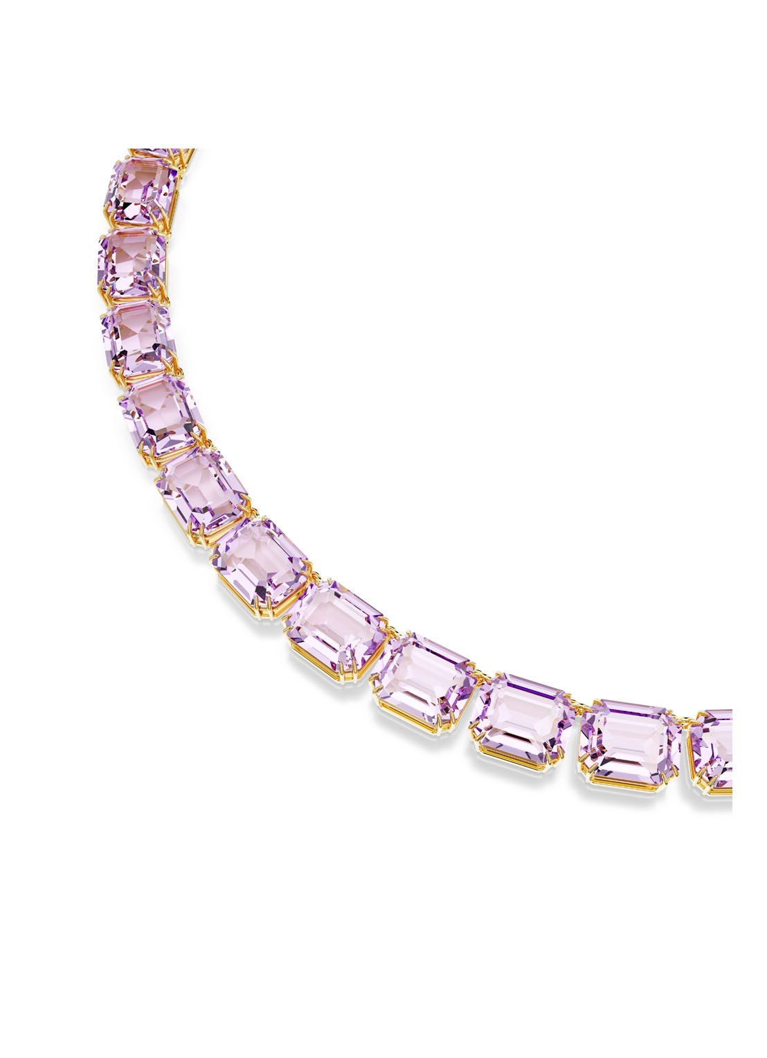Swarovski Millenia ketting met kristal  - detail 3 roze