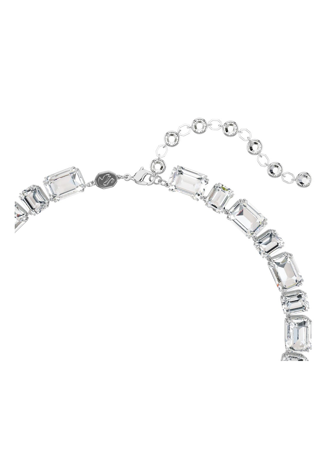 Swarovski Millenia ketting met kristal - detail 2 zilver