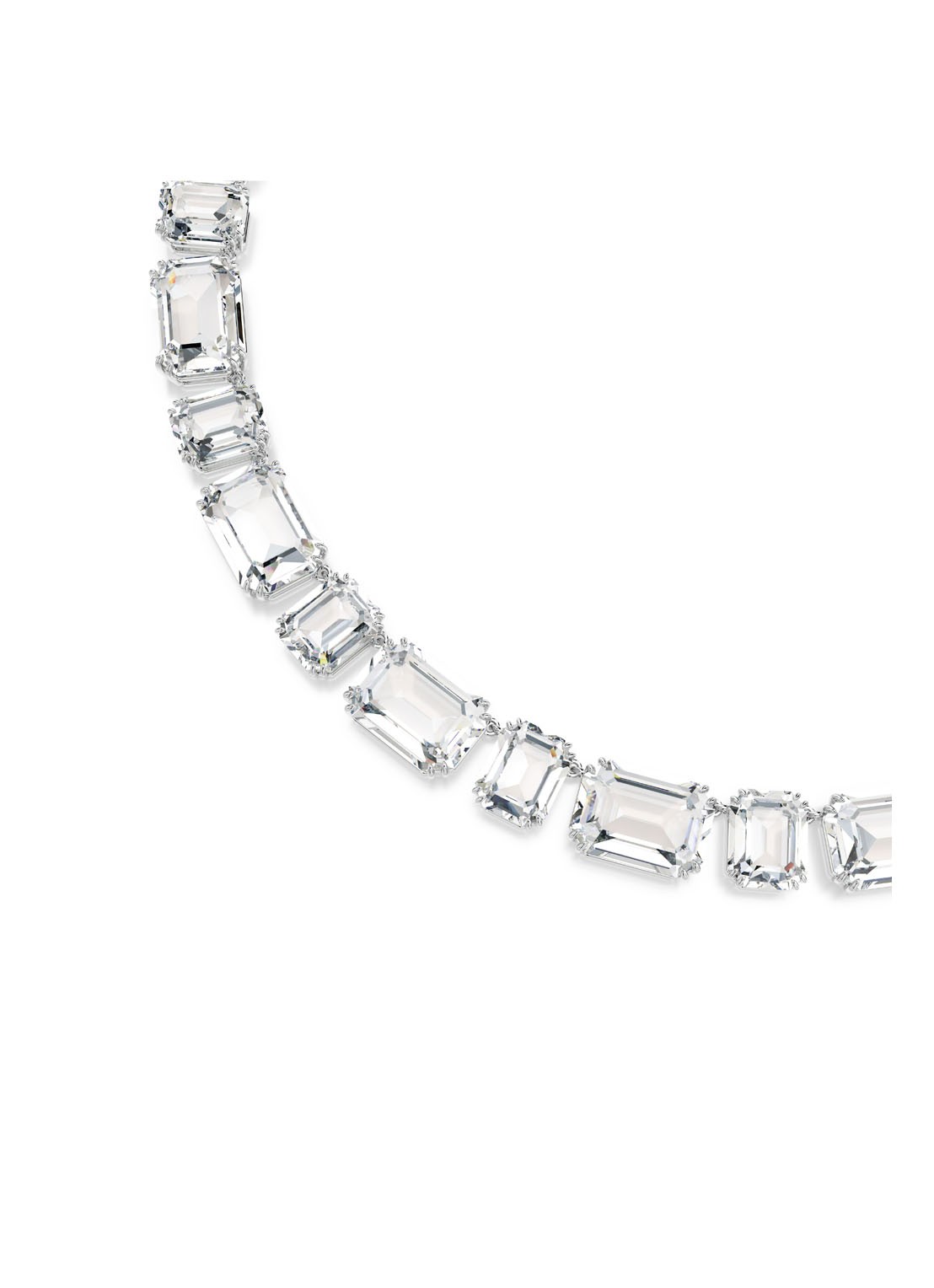 Swarovski Millenia ketting met kristal - detail 3 zilver