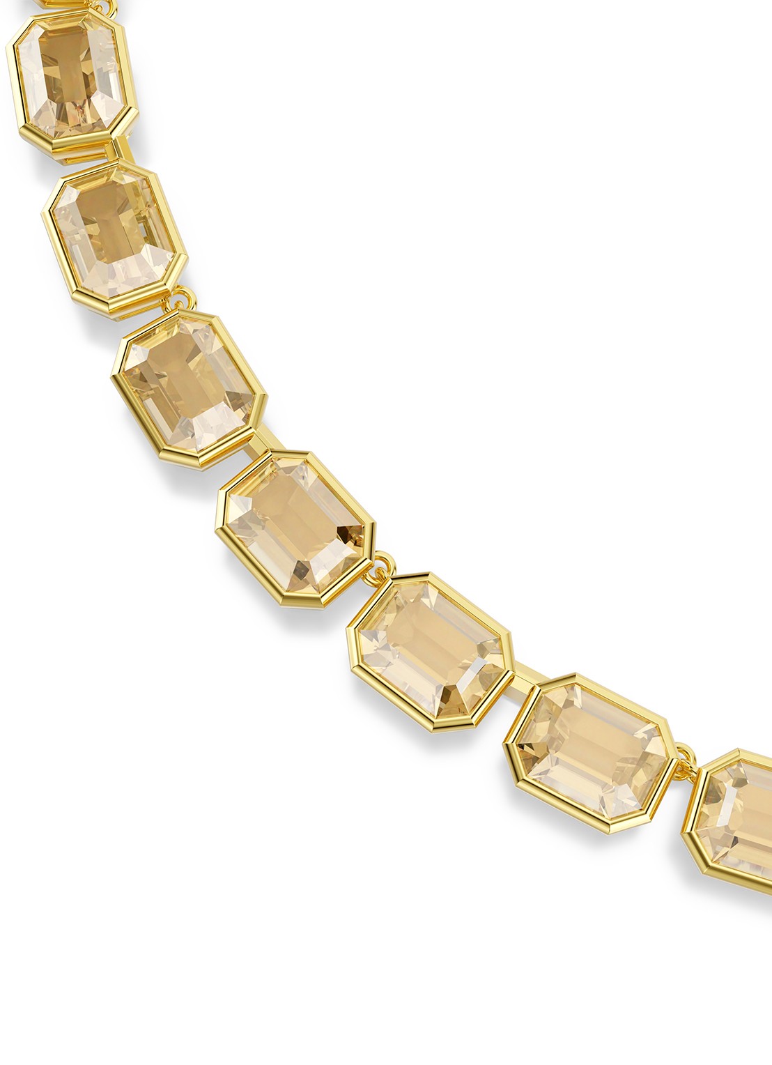 Swarovski Millenia ketting met kristal - detail 3 goud