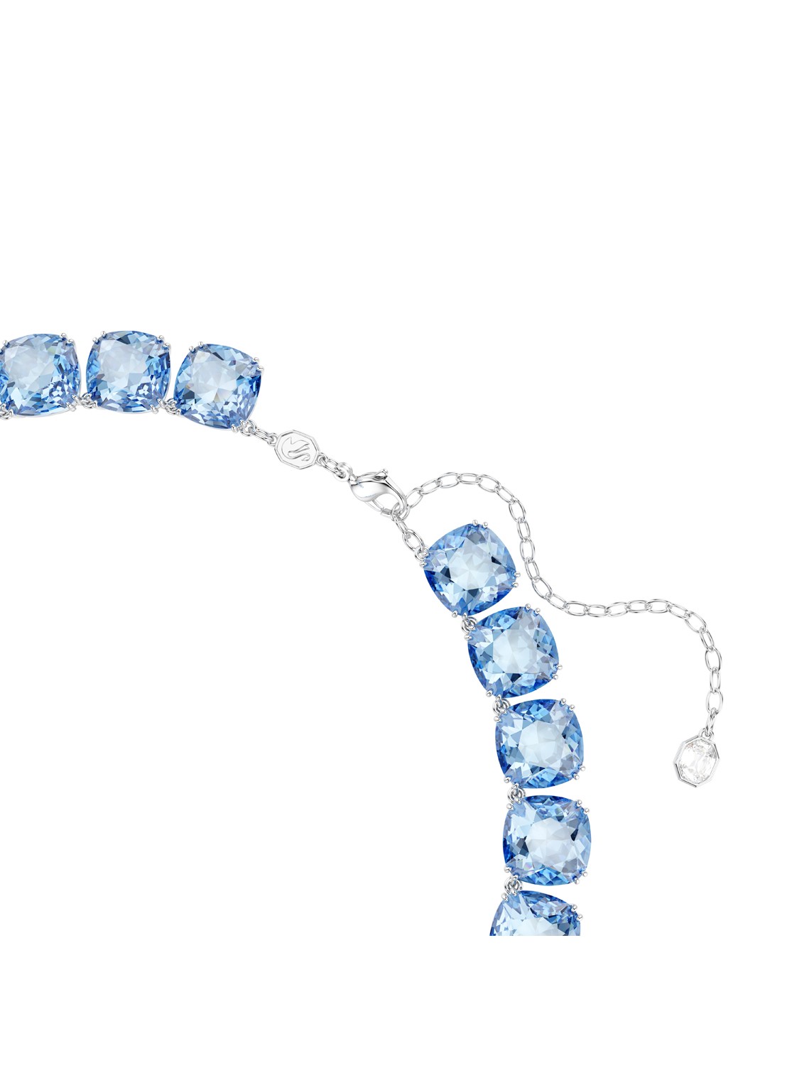 Swarovski Millenia ketting met kristal - detail 2 blauw