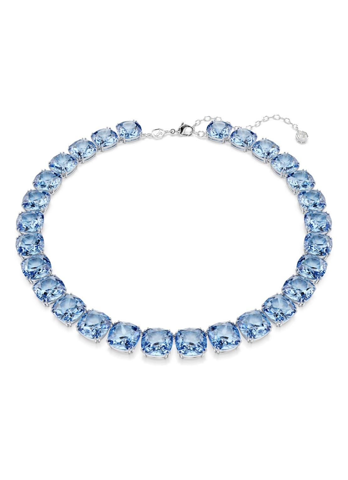 Swarovski Millenia ketting met kristal - voorkant 4 blauw