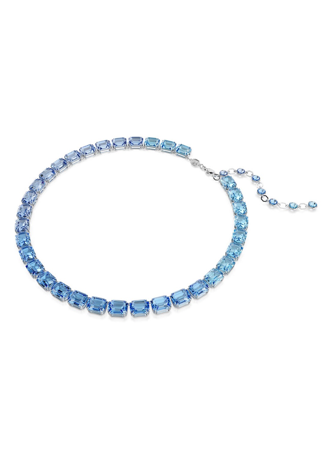Swarovski Millenia ketting met Swarovski ReCreated™ kristal - detail 2 blauw