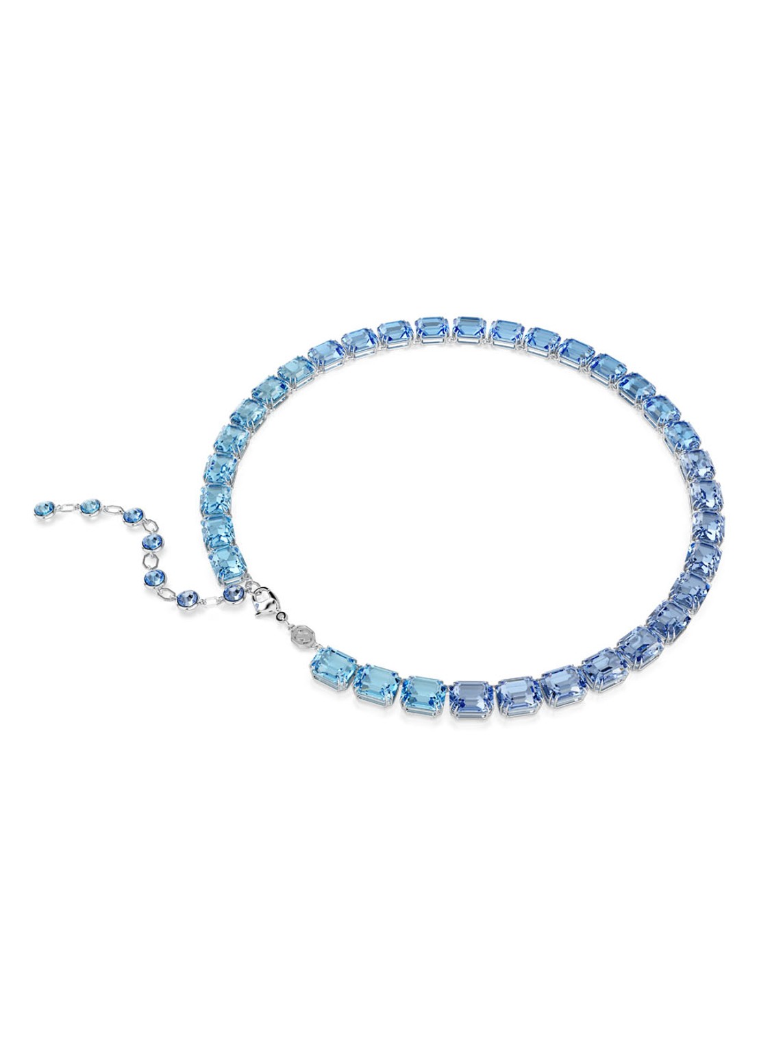 Swarovski Millenia ketting met Swarovski ReCreated™ kristal - detail 4 blauw