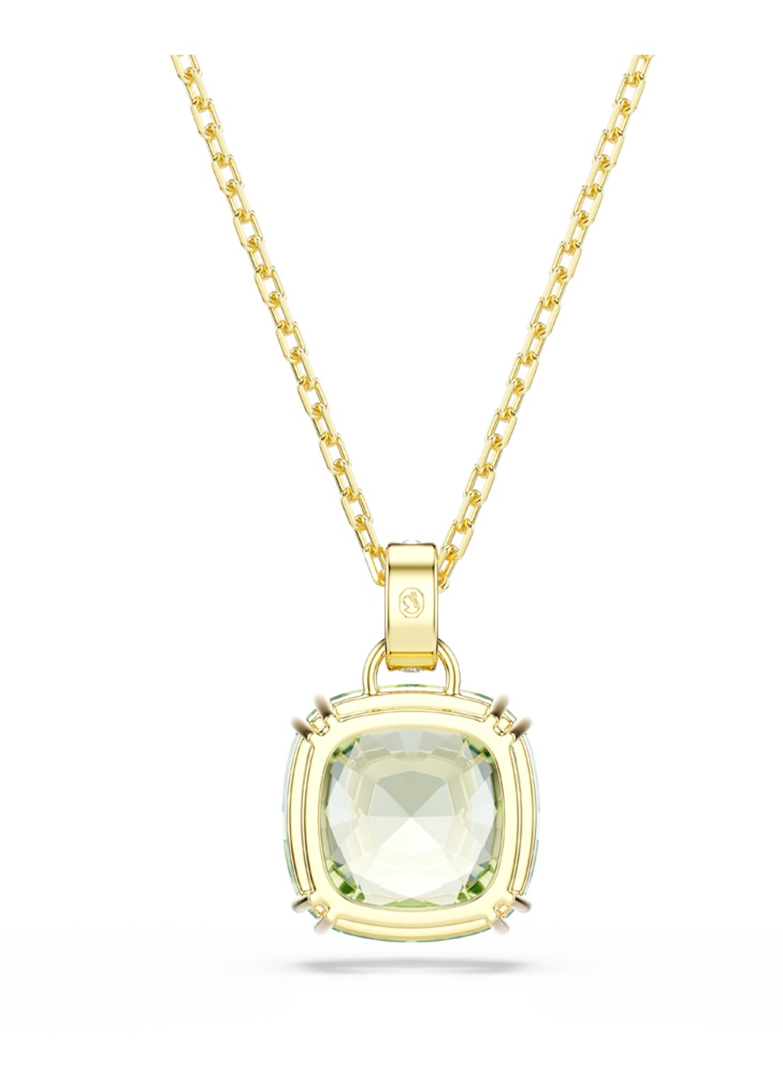 Swarovski Millenia ketting verguld  - detail 5 groen