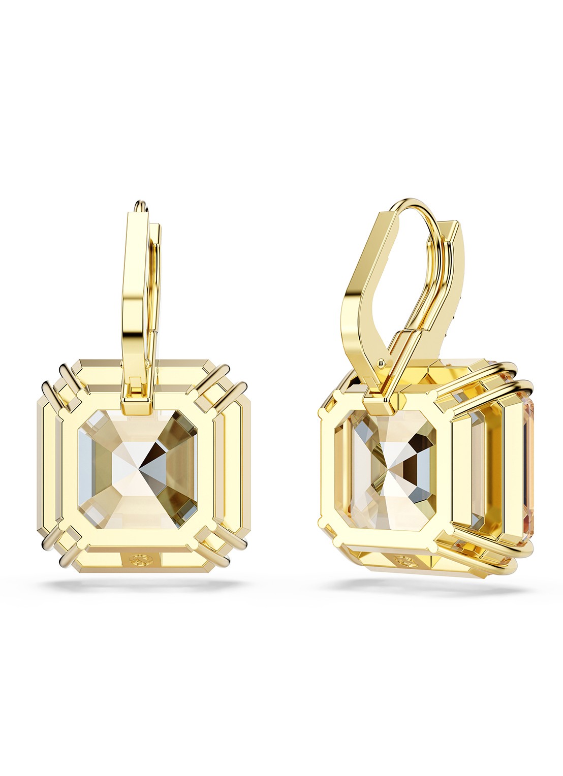 Swarovski Millenia oorhangers met kristal - detail 5 goud