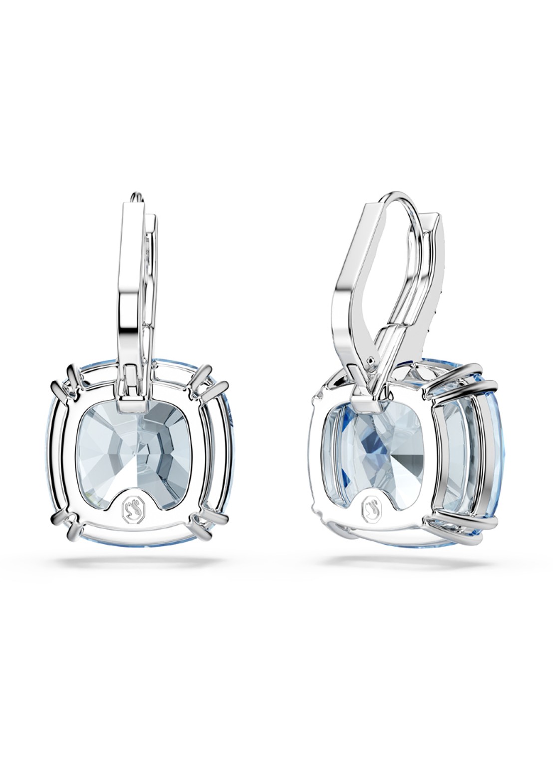 Swarovski Millenia oorhangers met kristal - detail 4 zilver