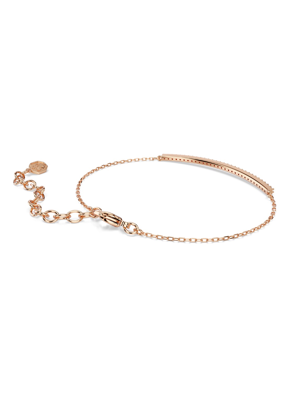 Swarovski Only armband met kristal - detail 4 roségoud