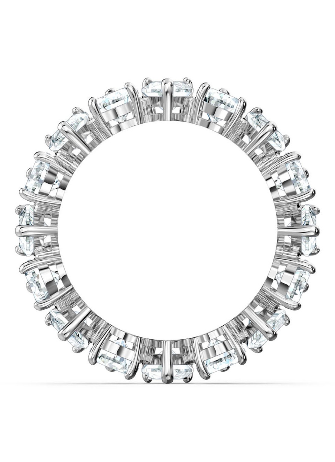 Swarovski Pear ring met kristal - detail 2 zilver
