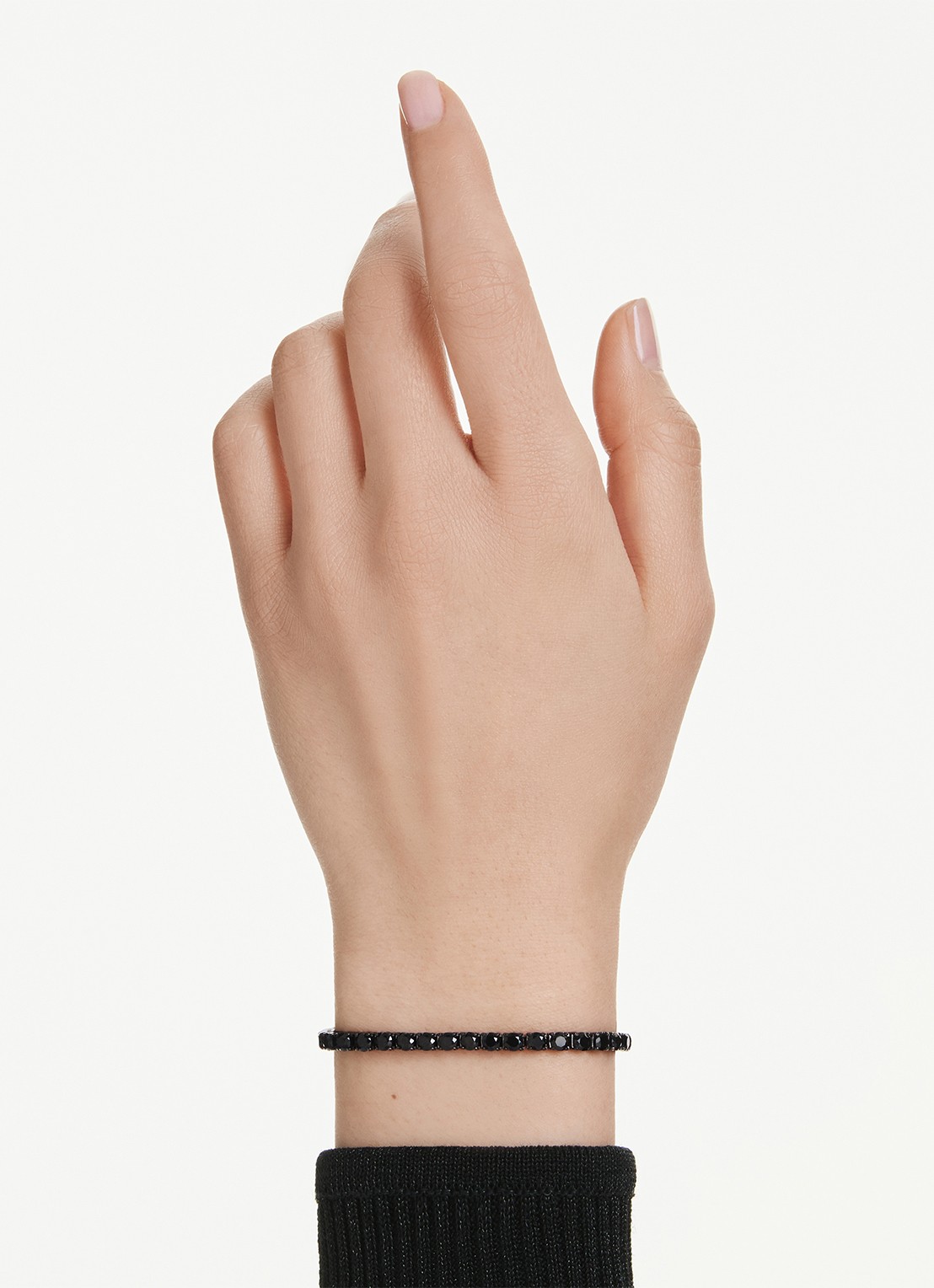 Swarovski Re Matrix armband met kristal L - voorkant 3 zwart