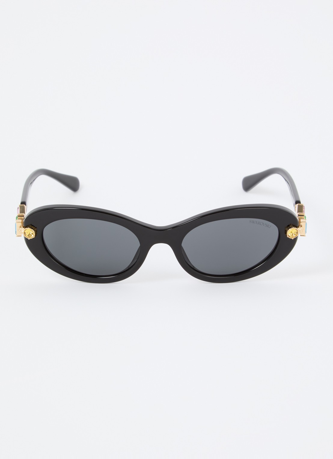 Swarovski Retro zonnebril SK6042 - detail zwart