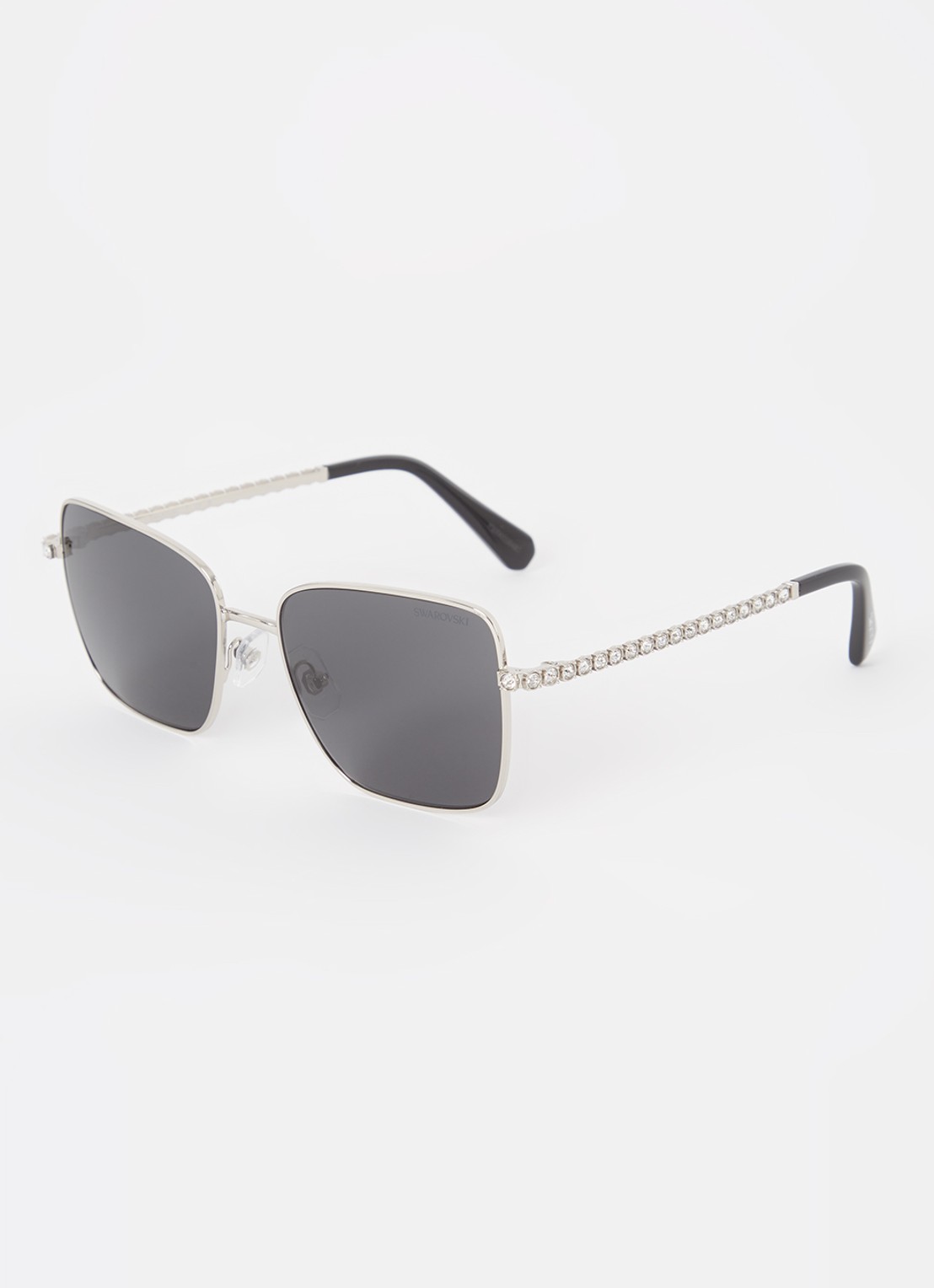 Swarovski Retro zonnebril SK7015 - voorkant 4 zilver