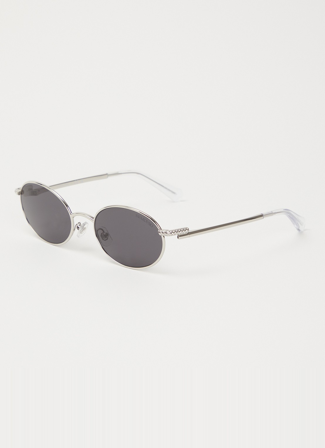 Swarovski Retro zonnebril SK7033 - voorkant 4 zilver