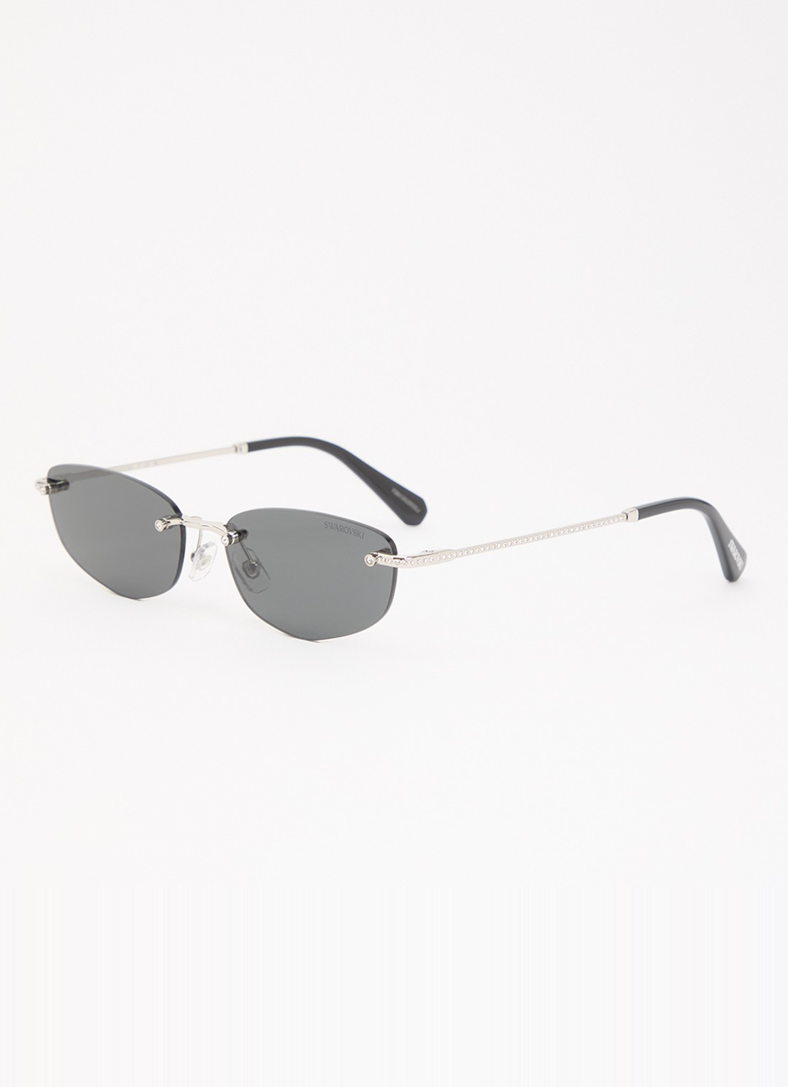 Swarovski Retro zonnebril SK7045D - voorkant zilver
