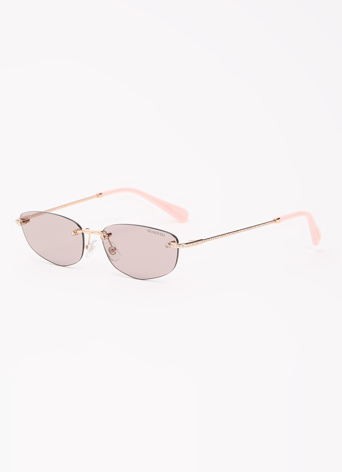 Swarovski Retro zonnebril SK7045D - voorkant 4 lichtroze