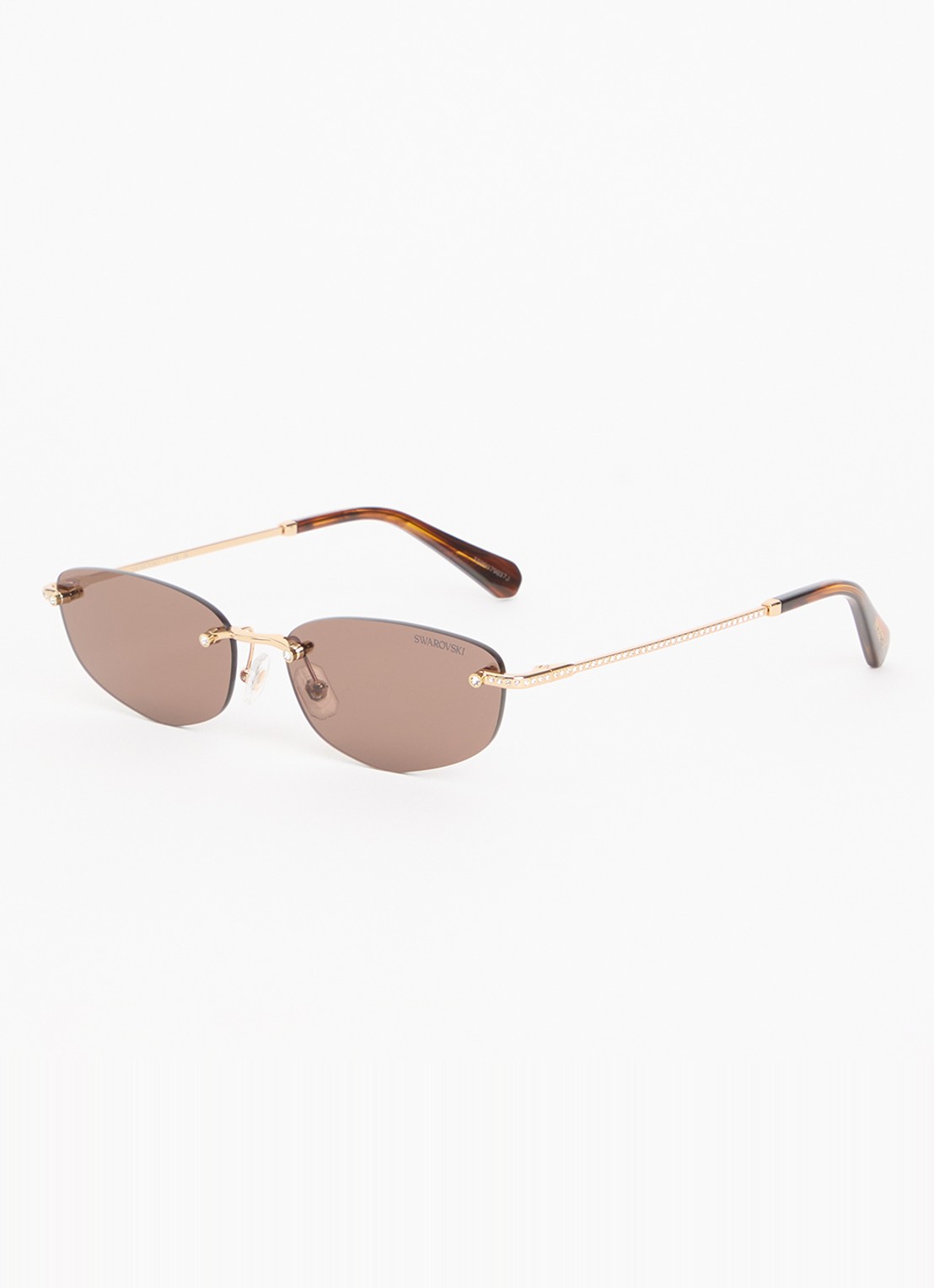 Swarovski Retro zonnebril SK7045D - voorkant 4 goud