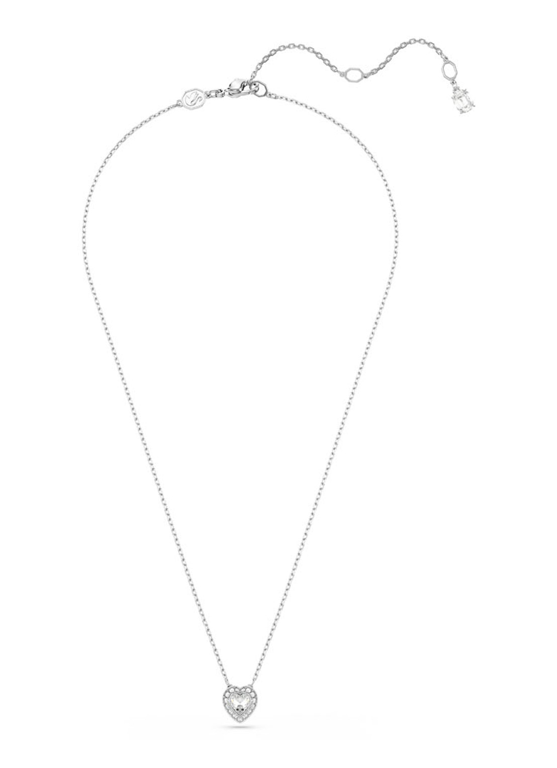 Swarovski SS25 Capsule ketting met kristal  - detail 2 zilver