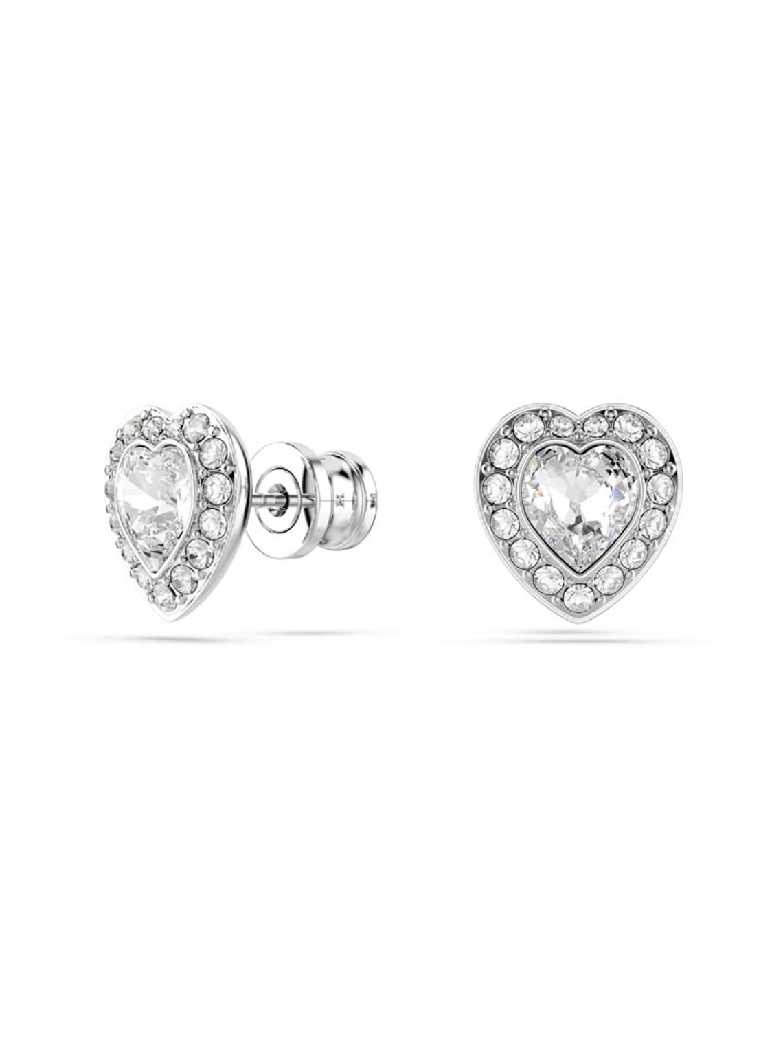 Swarovski SS25 Capsule oorstekers met kristal  - detail 4 zilver