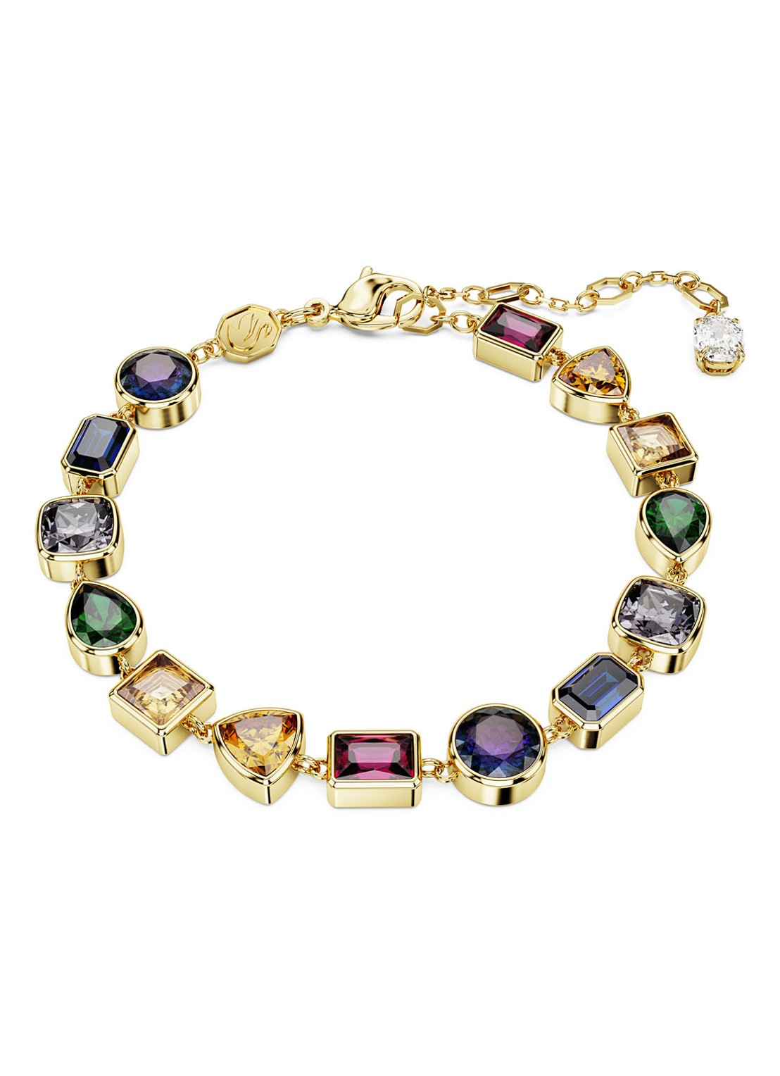 Swarovski Stilla armband M verguld - voorkant 3 goud