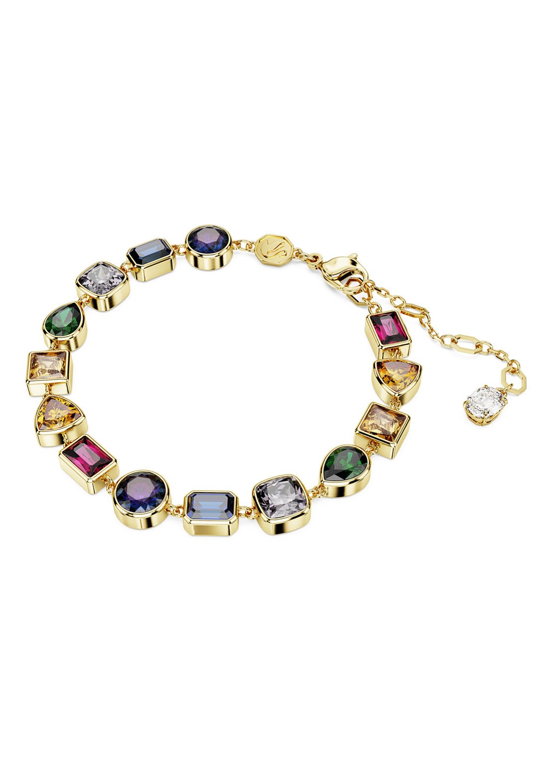 Swarovski Stilla armband M verguld - voorkant 4 goud