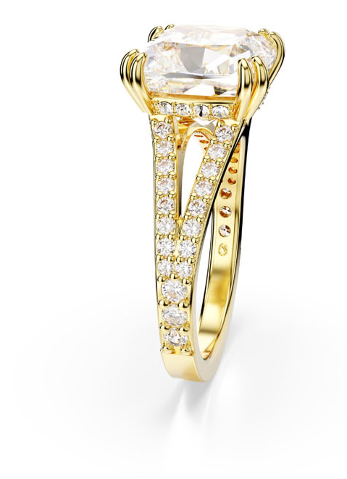 Swarovski Stilla Cocktail ring verguld 52 - detail 3 goud