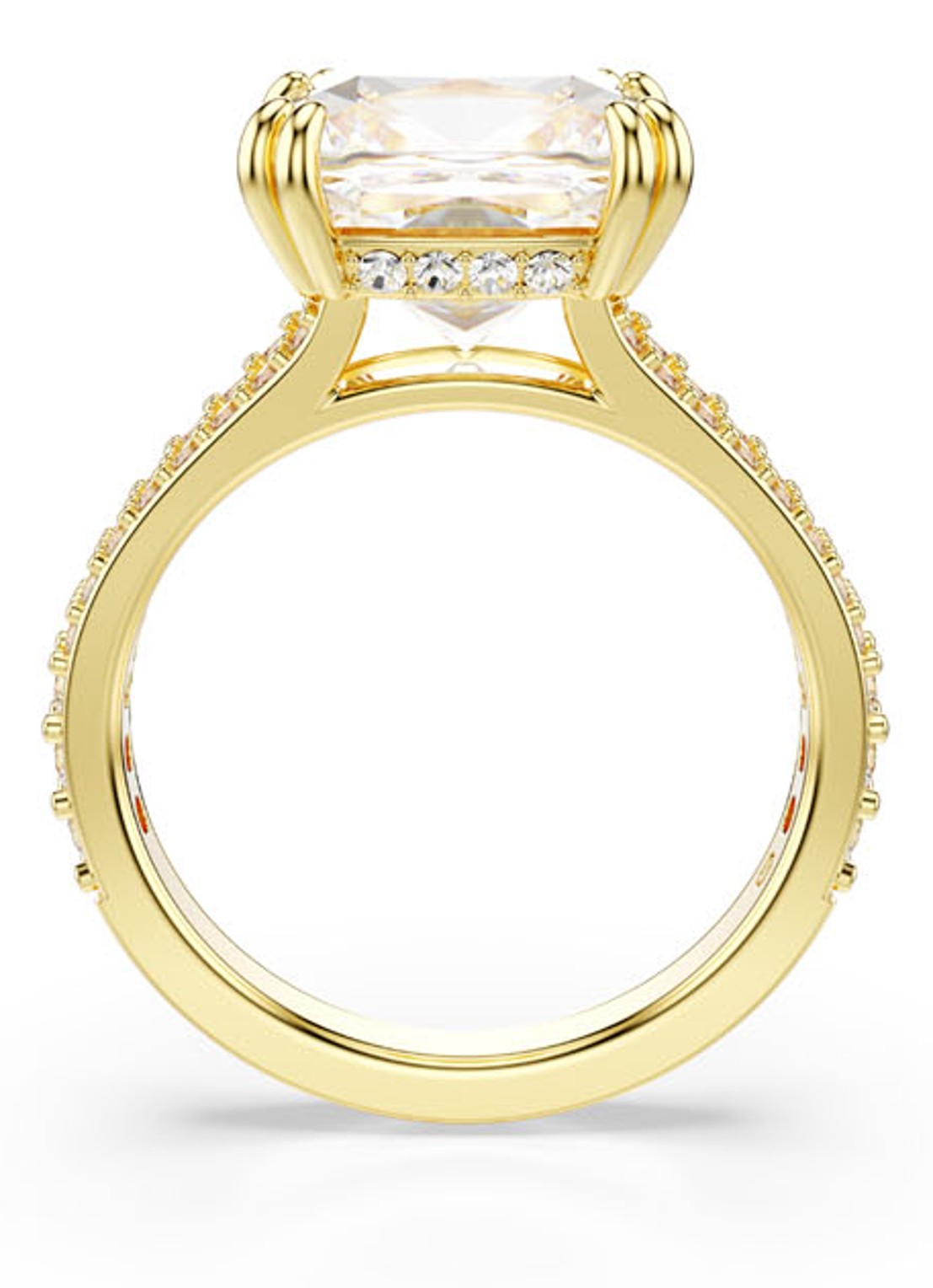 Swarovski Stilla Cocktail ring verguld 52 - detail 4 goud