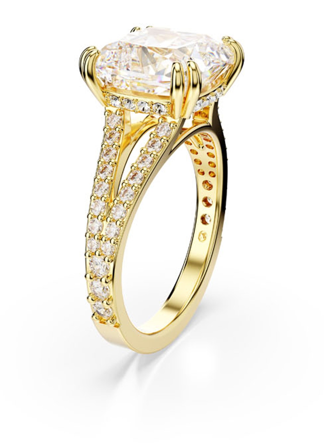 Swarovski Stilla Cocktail ring verguld 55 - detail 2 goud