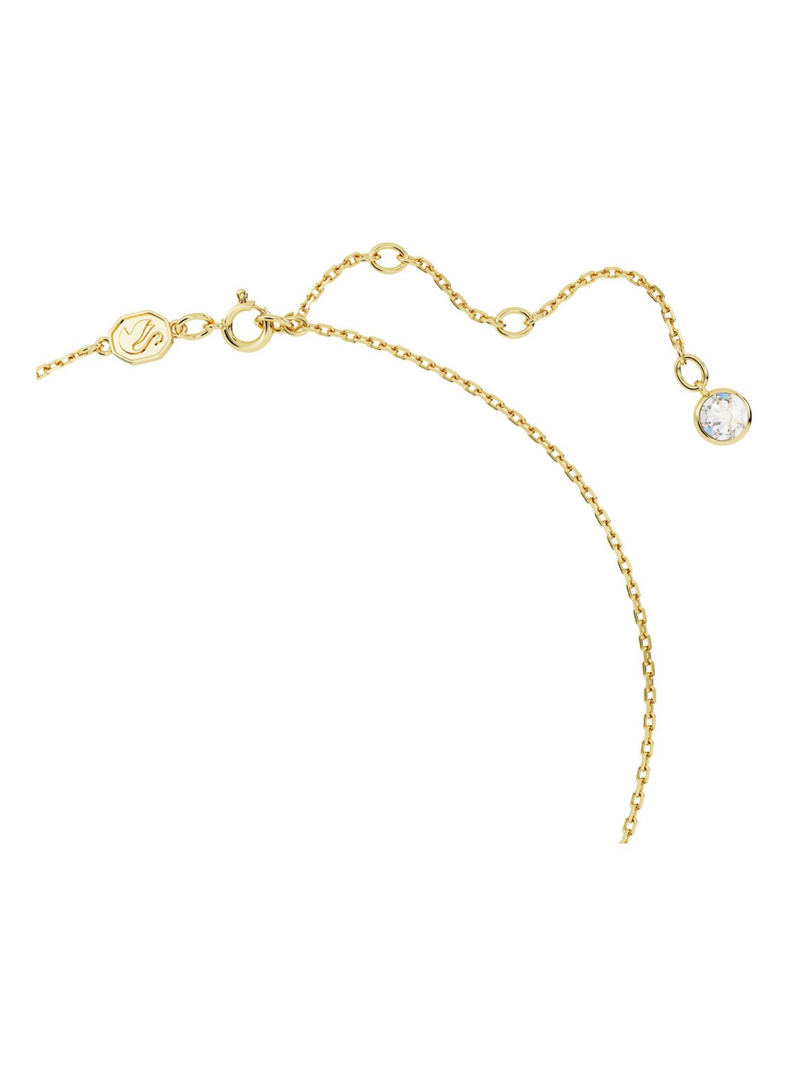 Swarovski Stilla ketting verguld - detail 4 goud