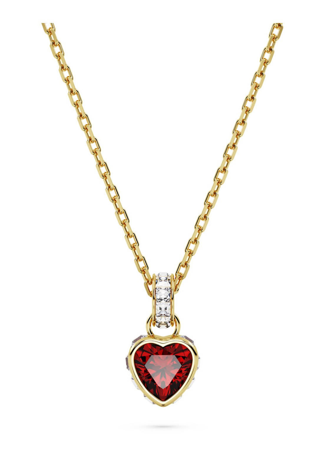 Swarovski Stilla ketting verguld - voorkant goud
