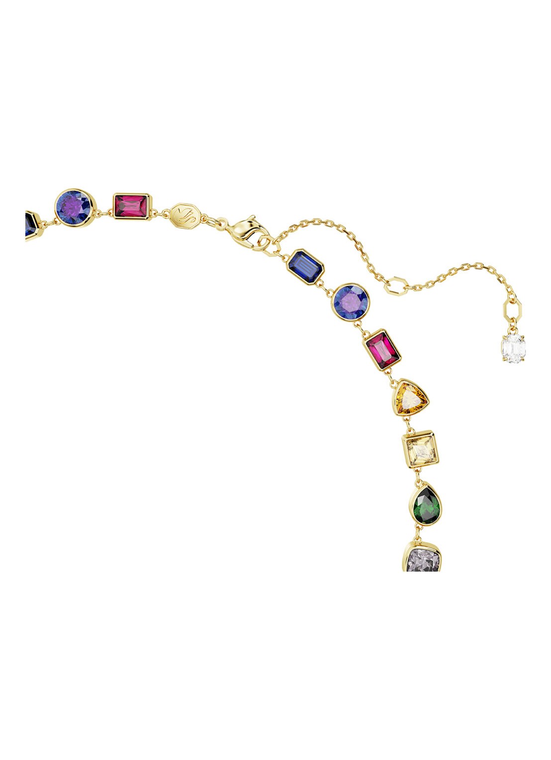 Swarovski Stilla ketting verguld - detail goud